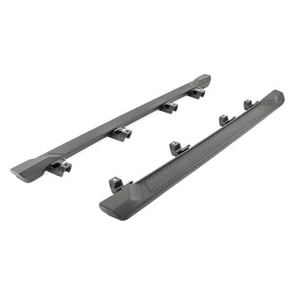 Black Horse® - OEM Replica Cab Length Black Running Boards