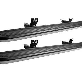 Black Horse® - 5" OEM Replica Black with Chrome Running Boards