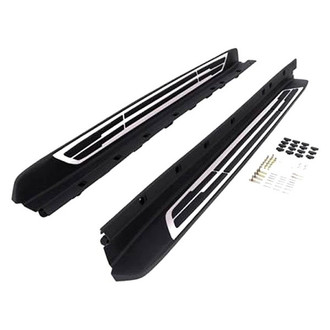 Black Horse® - 5" OEM Replica Black with Chrome Running Boards