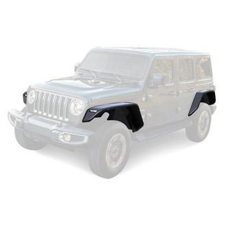 Black Horse® - Front and Rear Fender Flares with Inner Fenders