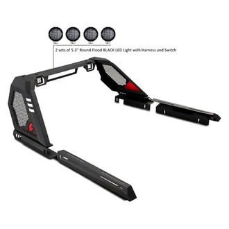 Black Horse® - Vigor Roll Bar Kit with LED Cube Light