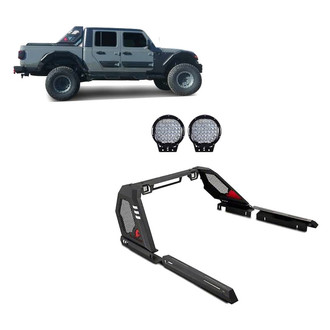 Black Horse® - Vigor Roll Bar Kit with LED Cube Light