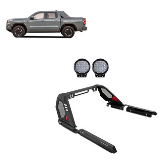 Black Horse® - Vigor Roll Bar Kit with LED Cube Light