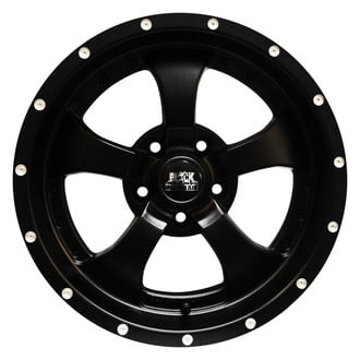 Black Mountain® - 5-Spoke Matte Black 17x9 Alloy Wheel