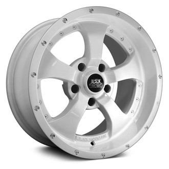 Black Mountain® - 5-Spoke Gloss White 17x9 Alloy Wheel