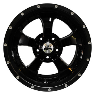 Black Mountain® - 5-Spoke Gloss Black 17x9 Alloy Wheel
