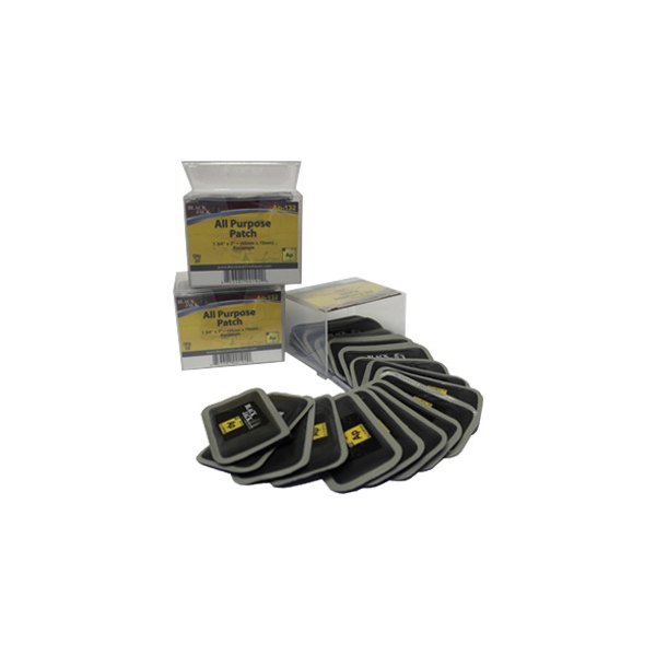 BlackJack® - 100 Pieces 1-3/4" x 3" All Purpose Rectangle Tire Repair Patches