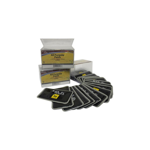 BlackJack® - 100 Pieces 2-1/4" x 4" All Purpose Rectangle Tire Repair Patches