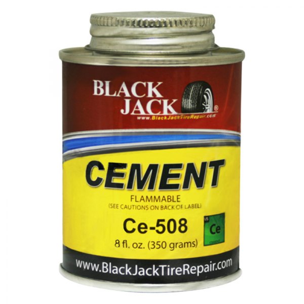 BlackJack® - 8 oz. Black Hot Vulcanizing Flammable Cement