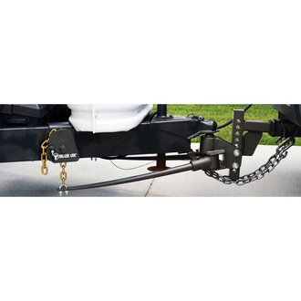 Blue Ox® - SwayPro™ Clamp On Max Rise 8" / Max Drop 2" Weight Distribution Hitch with Standard Coupler (1000 lbs TW / 10000 lbs GTW)