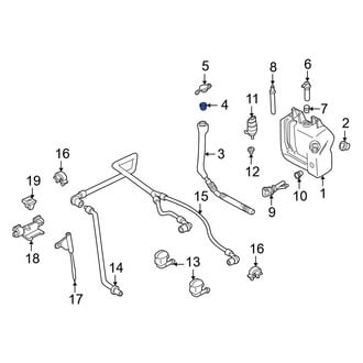 BMW OE - Front Washer Fluid Strainer