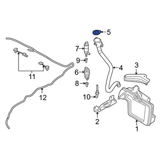 BMW OE - Front Washer Fluid Reservoir Cap