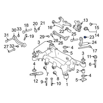 BMW OE - Upper Suspension Control Arm Nut