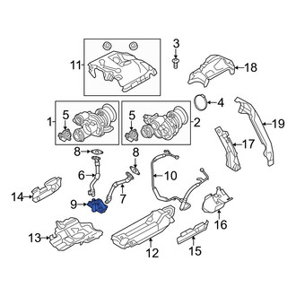 BMW OE - Turbocharger Oil Line Adapter