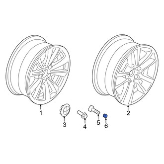 BMW OE - Tire Pressure Monitoring System (TPMS) Valve Stem Cap