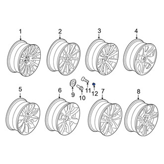 BMW OE - Tire Pressure Monitoring System (TPMS) Valve Stem Cap