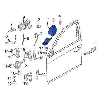 BMW OE - Rear Left Door Latch Assembly