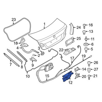 BMW OE - Rear Deck Lid Latch