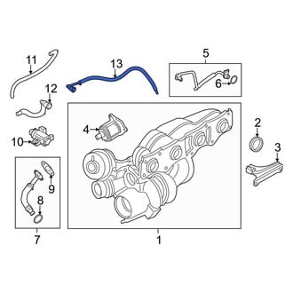 BMW OE - Lower Vacuum Line
