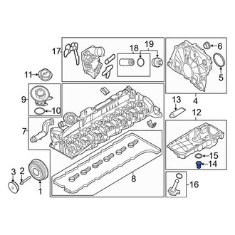 BMW OE - Engine Oil Drain Plug