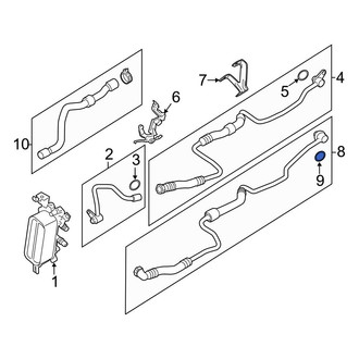 BMW OE - Engine Oil Cooler Line O-Ring