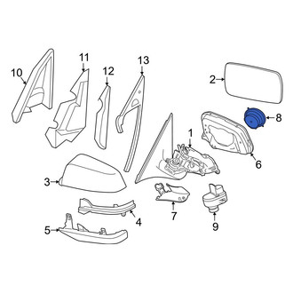 BMW OE - Front Door Mirror Drive Motor