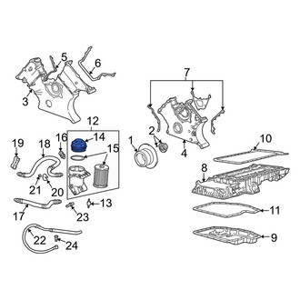BMW OE - Engine Oil Filter Housing Cover