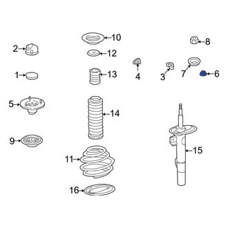 BMW OE - Instrument Panel Air Bag Nut