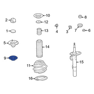 BMW OE - Front Suspension Strut Bearing
