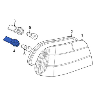 BMW OE - Lower Tail Light Socket