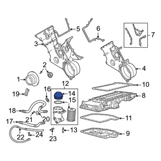 BMW OE - Engine Oil Filter Housing Cover