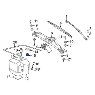 BMW OE - Front Washer Fluid Strainer