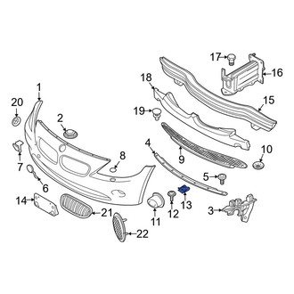 BMW OE - Radiator Support Splash Shield Nut