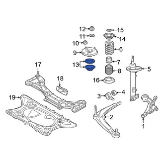 BMW OE - Front Suspension Strut Bearing