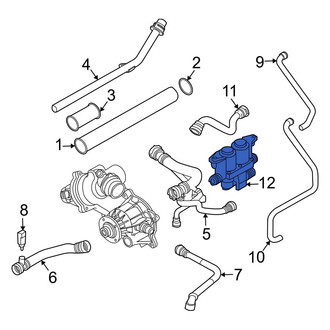 BMW OE - HVAC Heater Control Valve