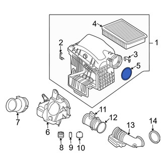 BMW OE - Air Filter Housing Gasket