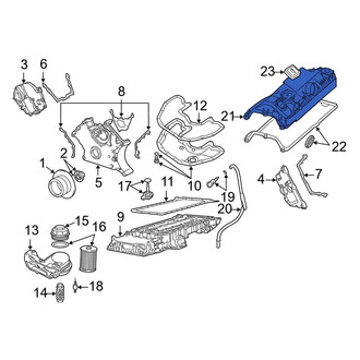 BMW OE - Right Engine Valve Cover