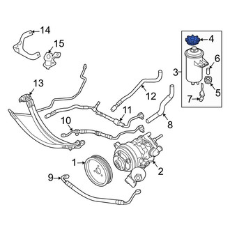 BMW OE - Front Power Steering Reservoir Cap