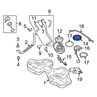 BMW OE - Fuel Tank Lock Ring