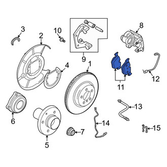BMW OE - Rear Disc Brake Pad Set