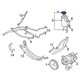 BMW OE - Front Power Steering Reservoir Cap