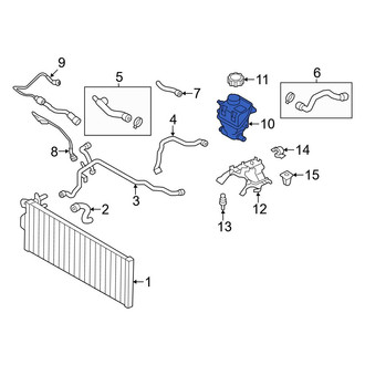 BMW OE - Turbocharger Coolant Reservoir