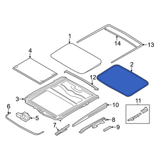 BMW OE - Sunroof Seal