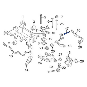 BMW OE - Rear Upper Inner Suspension Control Arm Bolt