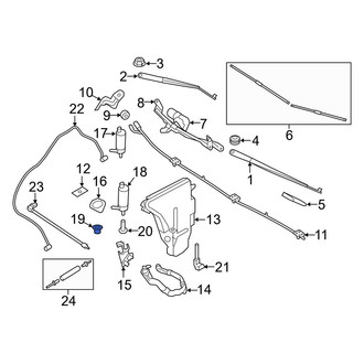 BMW OE - Front Washer Fluid Strainer