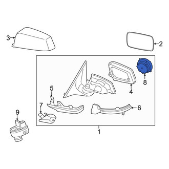 BMW OE - Front Door Mirror Drive Motor