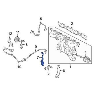 BMW OE - Turbocharger Coolant Line