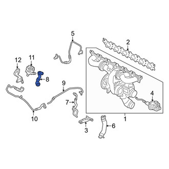 BMW OE - Turbocharger Coolant Line
