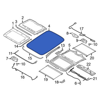 BMW OE - Sunroof Seal