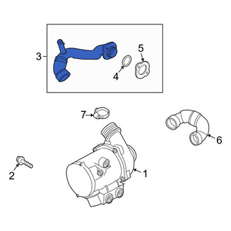 BMW OE - Engine Coolant Pipe